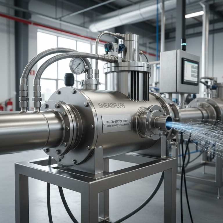 Mezcladores de Alto Cizallamiento: Belleza Brutal en Equipos Farmacéuticos